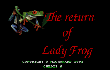 The Return of Lady Frog (c) 1993 Microhard