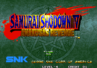 Samurai Shodown IV - Amakusa's Revenge (c) 1996 SNK