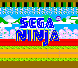 Sega Ninja (C) 1985 Sega