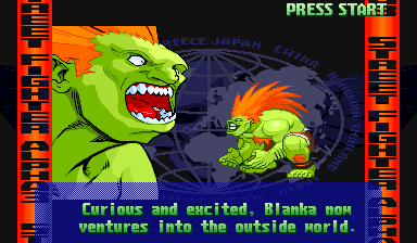 Ending for Street Fighter Alpha 3-Blanka (Arcade)
