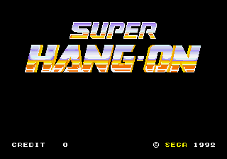 Super Hang-On (C) 1992 Sega