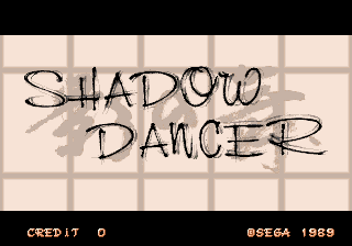 Shadow Dancer (C) 1989 Sega