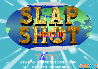 Slap Shot (C) 1994 Taito