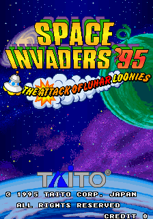 Space Invaders '95 - The Attack of Lunar Loonies (C) 1995 Taito