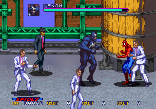 Spider-Man: the Videogame (C) 1991 Sega