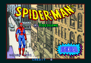 Spider-Man: the Videogame (C) 1991 Sega