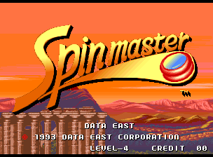 Spinmaster (C) 1993 Data East