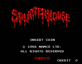 Splatter House (C) 1988 Namco