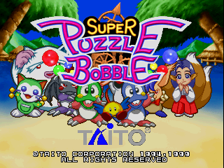Super Puzzle Bobble (c) 1998 Taito