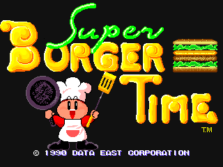 Super Burger Time (C) 1990 Data East