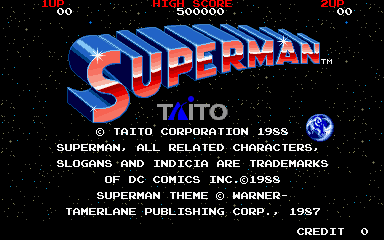 Superman (C) 1988 Taito