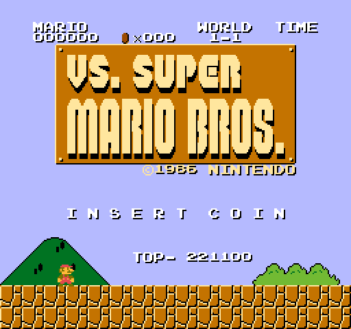 Vs. Super Mario Bros. (C) 1986 Nintendo