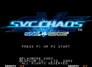 SNK vs. Capcom: SvC Chaos (C) 2003 Playmore
