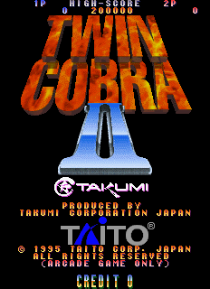 Twin Cobra II (C) 1995 Taito