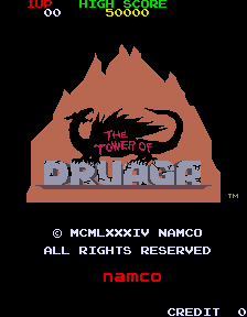 The Tower of Druaga (c) 1984 Namco