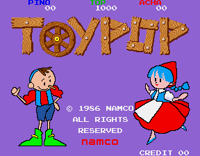 Toypop (c) 04/1986 Namco