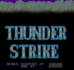 Thunder Strike (c) 1991 The Game Room