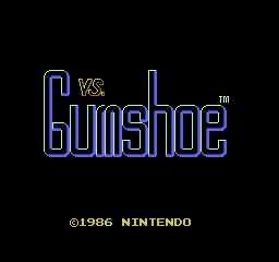 Vs. Gumshoe (c) 1986 Nintendo