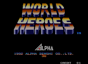 World Heroes (C) 1992 Alpha Denshi