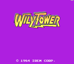 Wily Tower (C) 1984 Irem