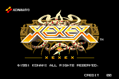Xexex (C) 1991 Konami