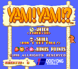 Yam! Yam!? (C) 1990 Dooyong