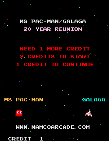 Ms. Pac-Man/Galaga - 20th Annyversary Class of 1981 Reunion (c) 2004 Namco