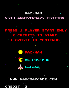 Pac-Man - 25th Anniversary Edition (c) 2005 Namco