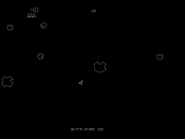 Asteroids (C) 1979 Atari
