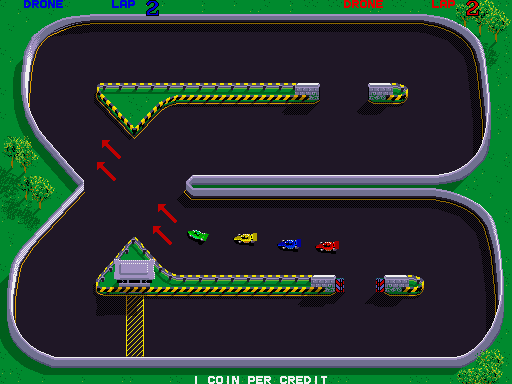 Championship Sprint (C) 1986 Atari