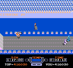 Vs. Excitebike (C) 1984 Nintendo