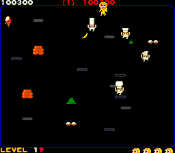 Food Fight (C) 1982 General Computing/Atari