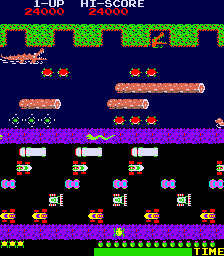 Frogger (C) 1981 Konami