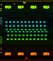 Space Invaders II (C) 1980 Midway