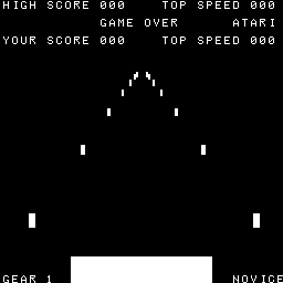 Night Driver (C) 1976 Atari