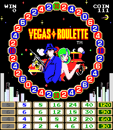 Vegas Roulette (c) 1989 World Game