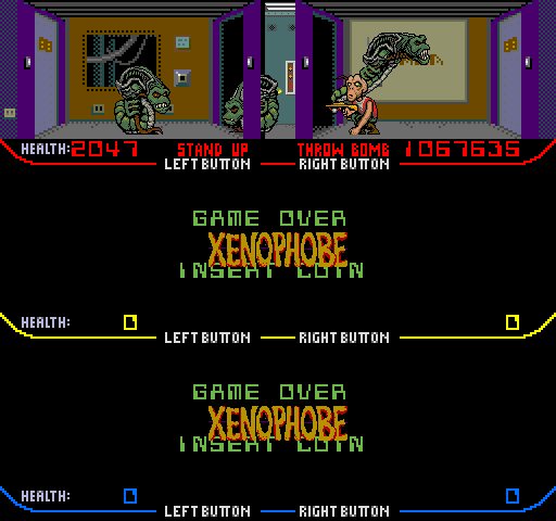 Xenophobe (c) 1987 Bally Midway