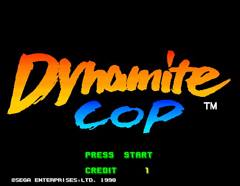 Dynamite Cop (c) 1998 Sega