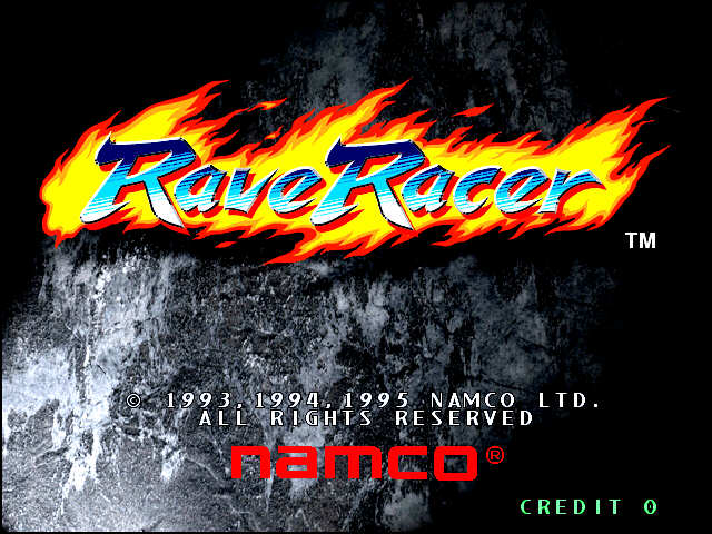 Rave Racer (C) 1995 Namco