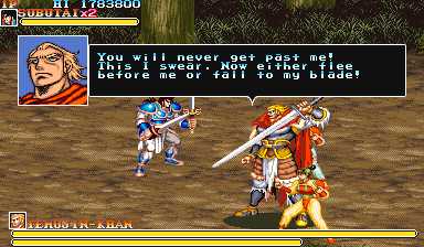 Warriors of Fate (C) 1992 Capcom