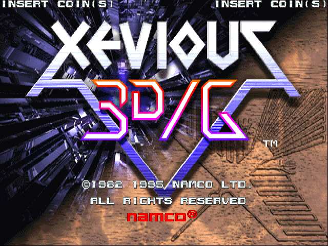 Xevious 3D-G (C) 1995 Namco