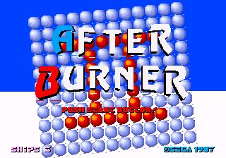 After Burner II (C) 1987 Sega
