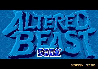 Altered Beast (C) 1988 Sega