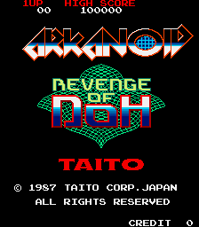 Arkanoid - Revenge of Doh (C) 1987 Taito