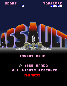 Assault (C) 1988 Namco