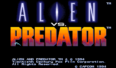 Alien vs. Predator (C) 1994 Capcom