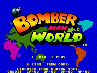 Bomber Man World (C) 1992 Irem