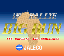 Big Run - The Supreme 4WD Challenge (C) 1989 Jaleco
