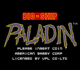 Bio-Ship Paladin (C) 1990 UPL
