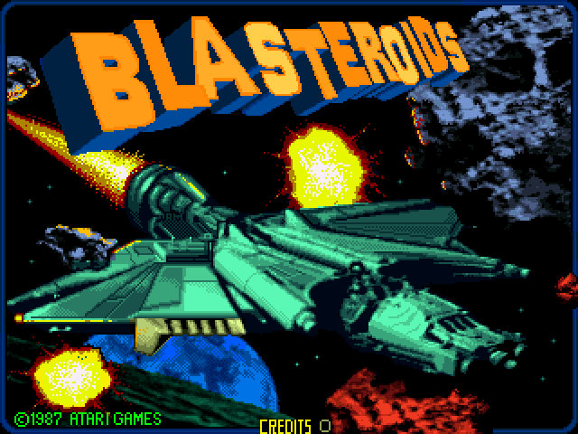 Blasteroids (C) 1987 Atari